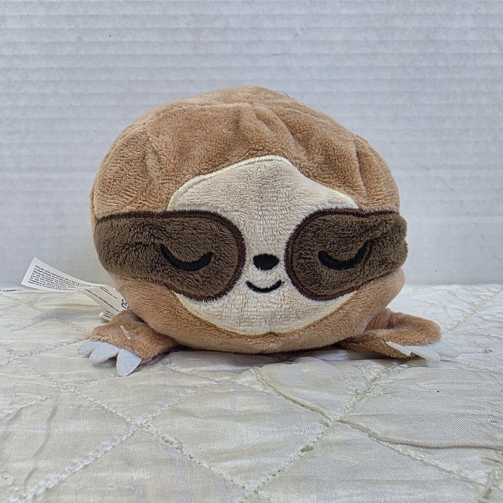 Teeturtle Reversible Sloth Stuffed Animal Sensory Fidget Plush‎ Toy